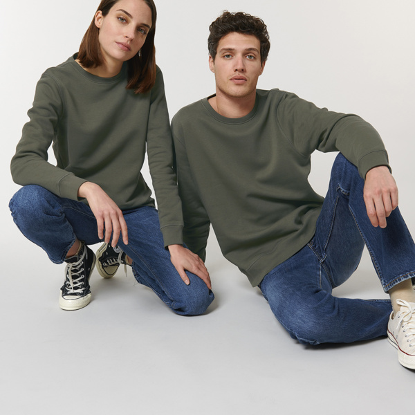 Roller - Unisex Organic Crew Neck Sweatshirt Thumbnail