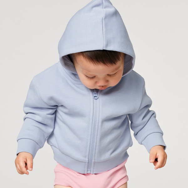 Baby Connector - Iconic Babies' Organic Zip Hoodie Sweatshirt Thumbnail
