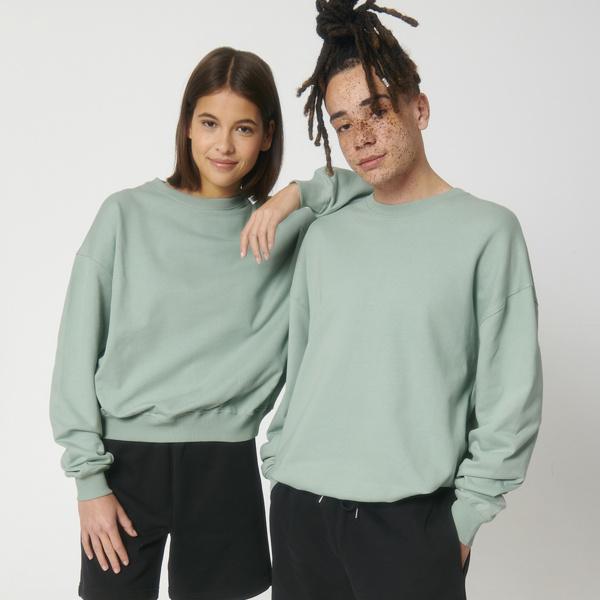Ledger Dry - Unisex Organic Boxy Dry Feel Sweatshirt Thumbnail