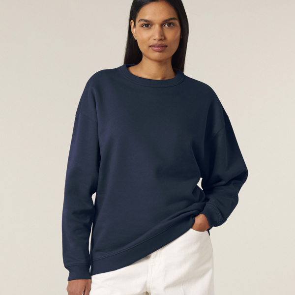 Stella Paloma - Women's Organic Oversized Crew Neck Sweatshirt Thumbnail