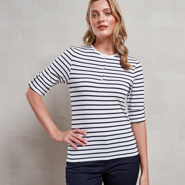 Women's Long John roll-sleeve tee Thumbnail